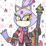 Girl Band - Bassist Blaze the Cat