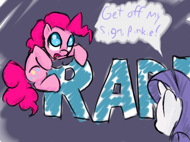 Pinkie Pie eating Rarity request