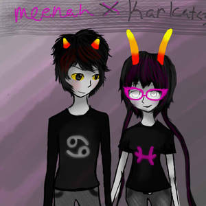 Meenah and Karkat...