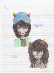 Nepeta and Meulin Leijon Doodle..