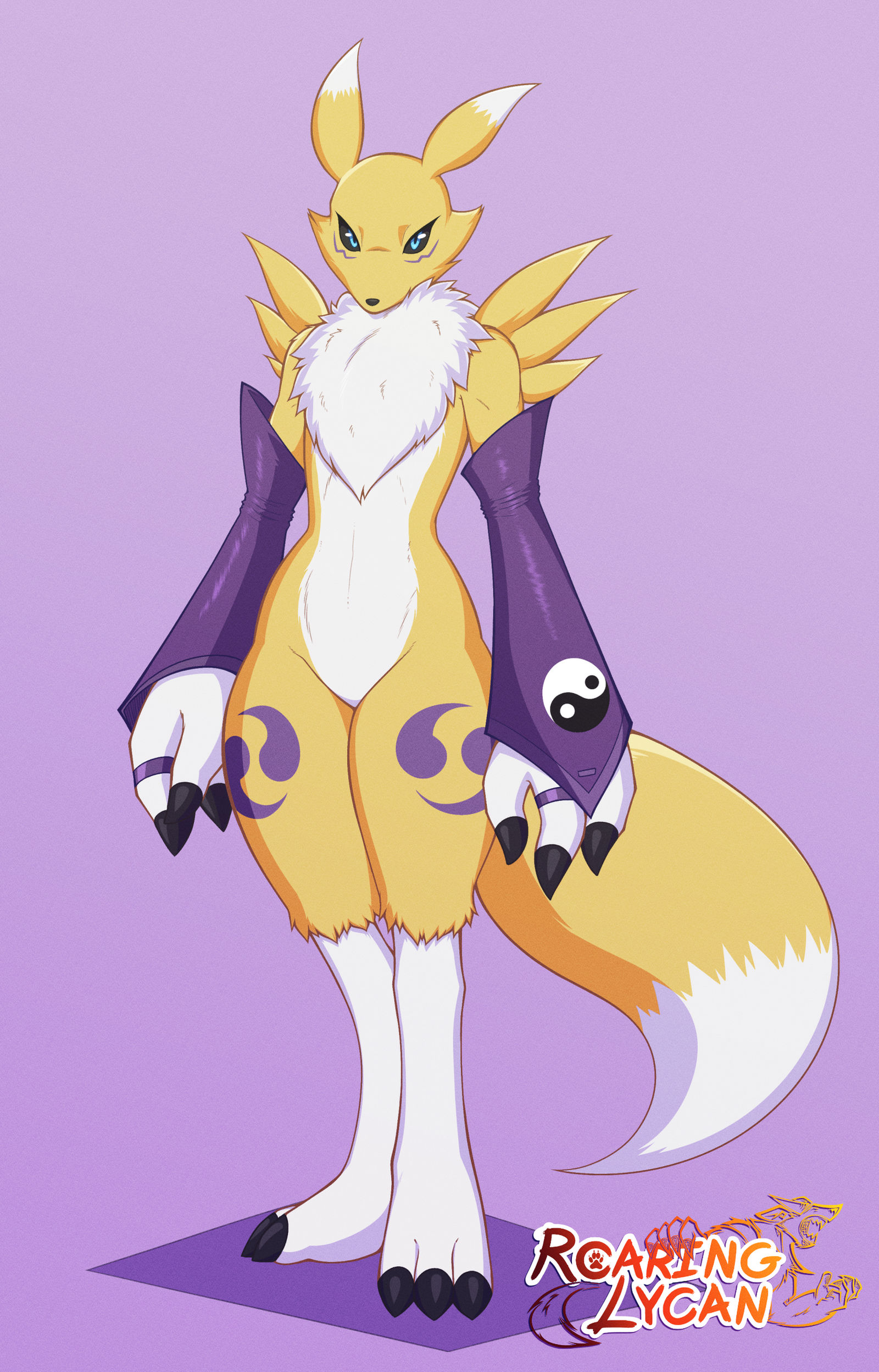 Custom Renamon Renamon by RoaringLycanArt on DeviantArt
