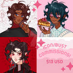 Icon Commissions! by PewPewAdopts