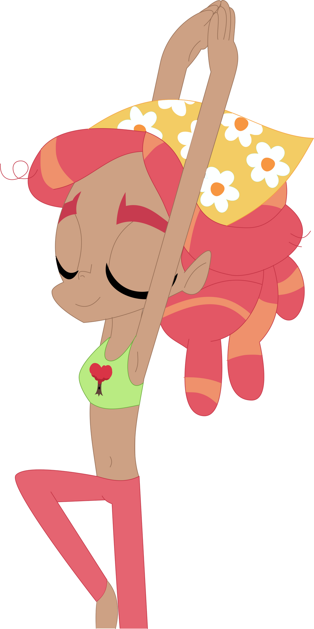 Treehugger Treehugger Does The Yoga (From MLP S6 E4) by Michaelsety on DeviantArt
