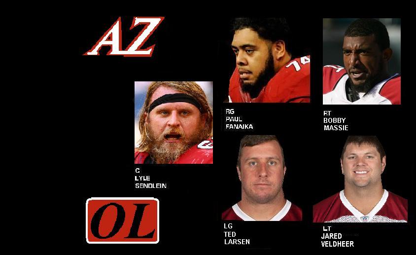 2014 Arizona Cardinals Offensive Line