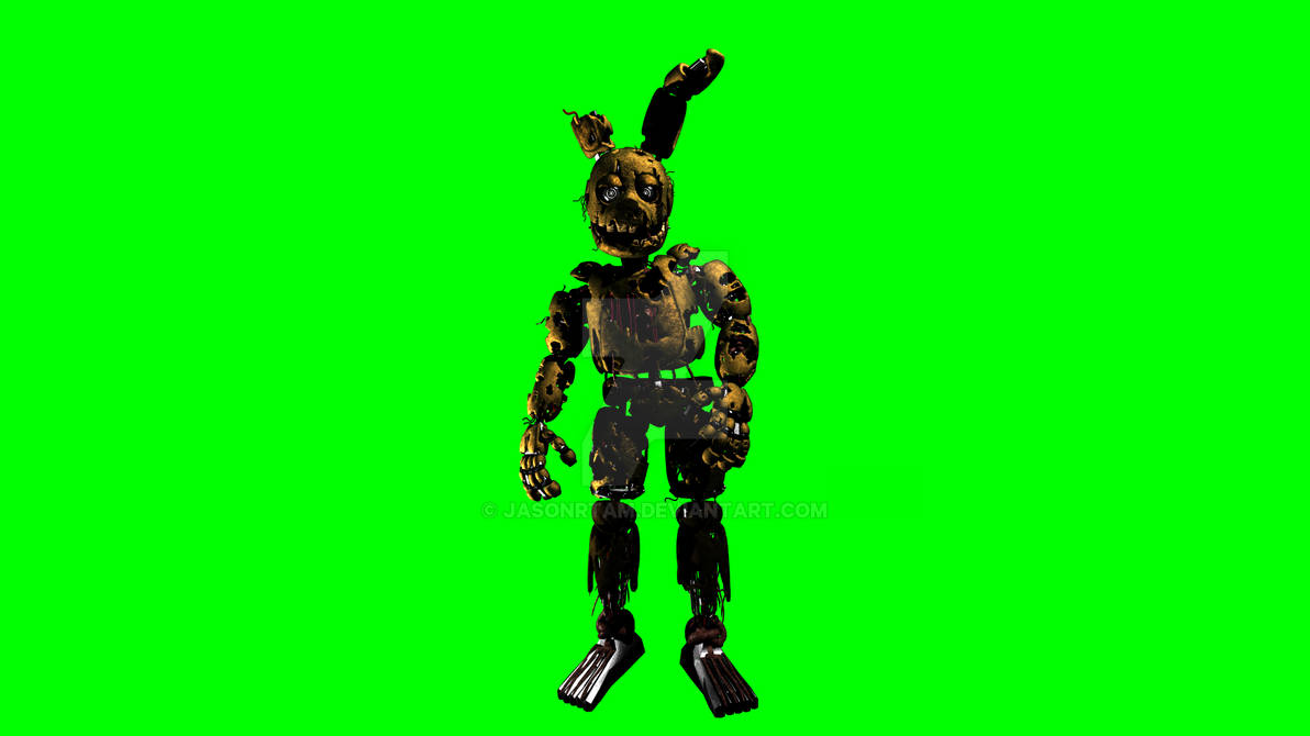 Spring Strap Greenscreen springtrap green screen no se rian porfa by JasonRTAM on DeviantArt