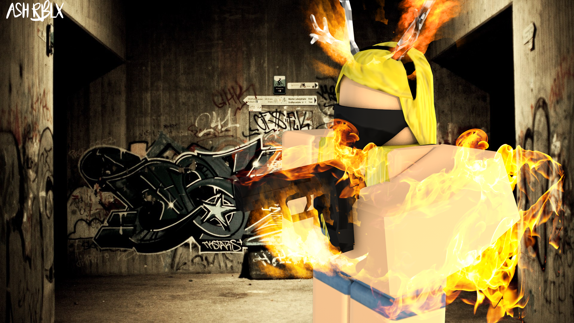 Best Roblox Gfx Girls Background Yellow