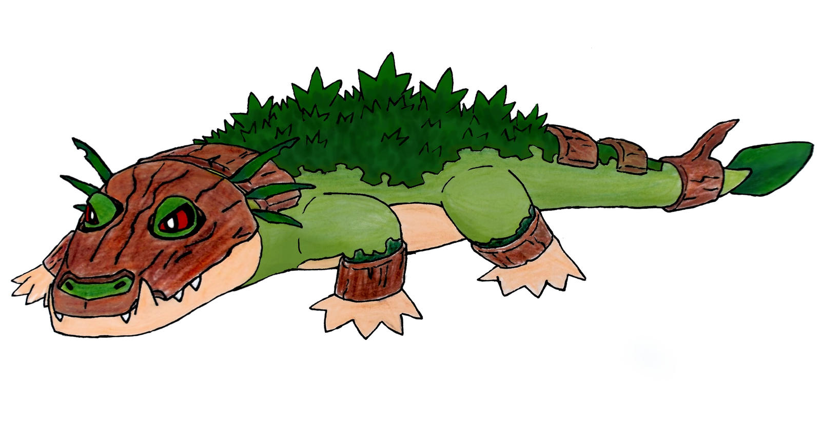 Logness, the Swamp hunter Fakemon