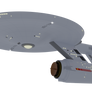 [WIP v004] - TOS Constitution Class B2 - Down View