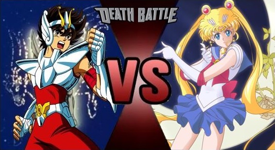 Seiya vs Sailor Moon