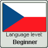 Language level: Czech (beginner) by Aquiliris