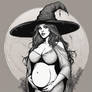 Pregnant Witch, Big Hat