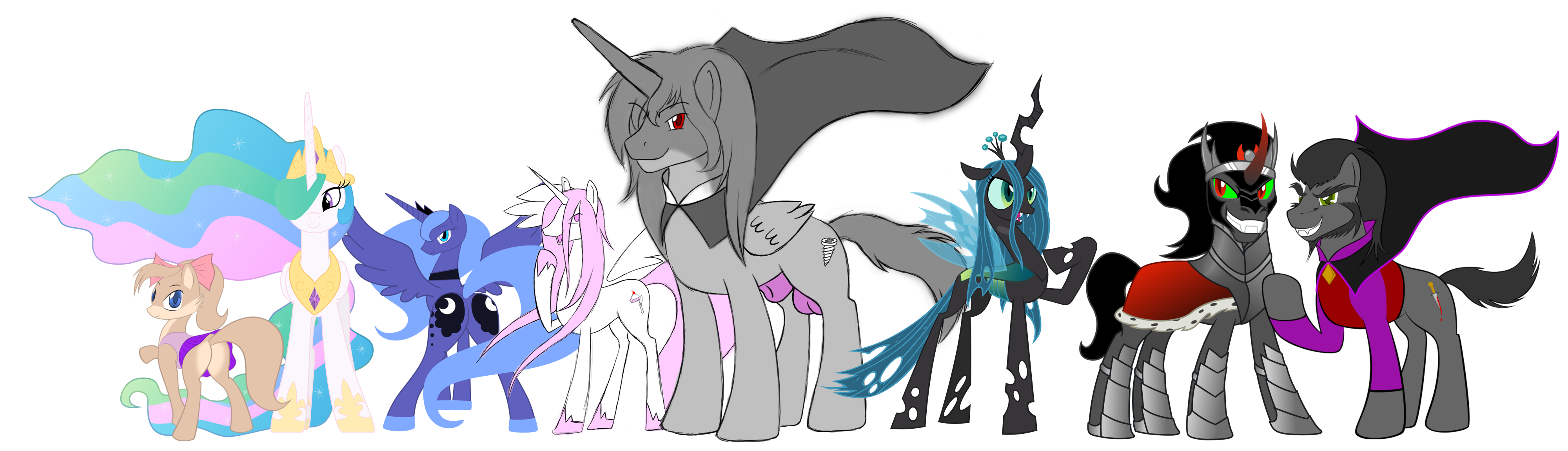 Mlp Comparisons Pony Height Compared by NezumiYuki on DeviantArt