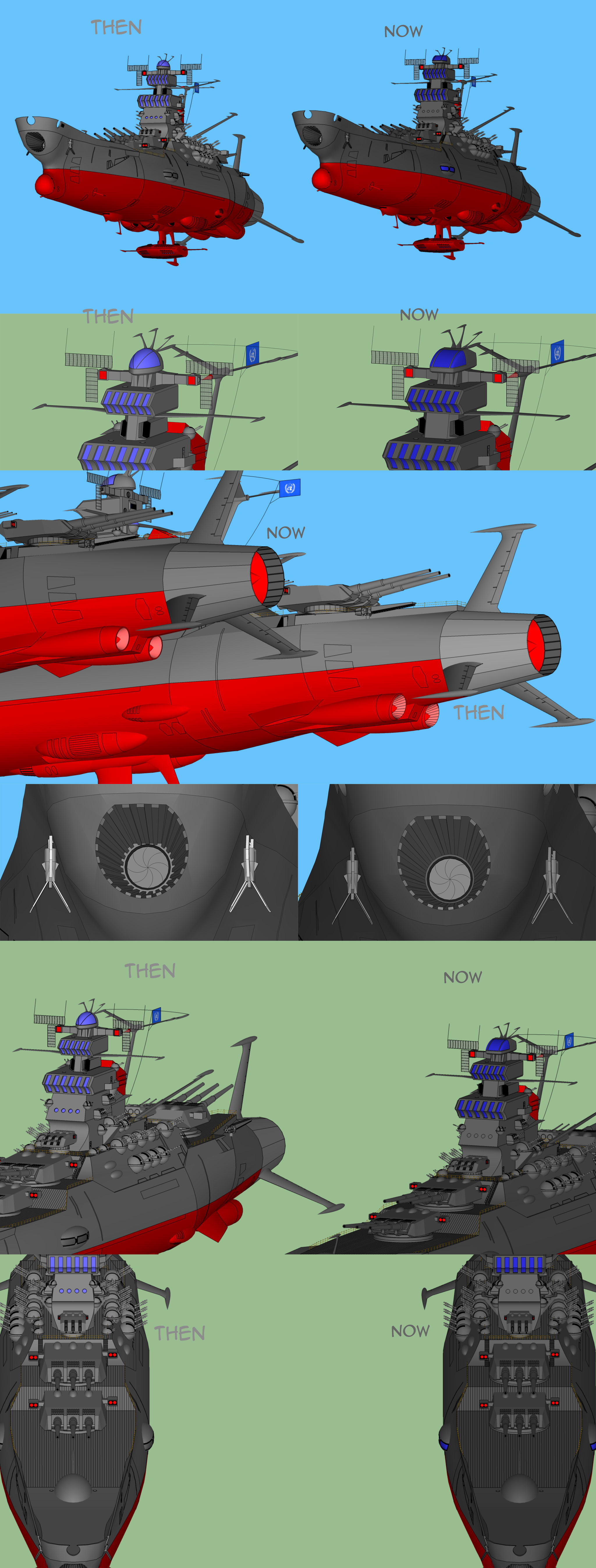 Yamato then and now