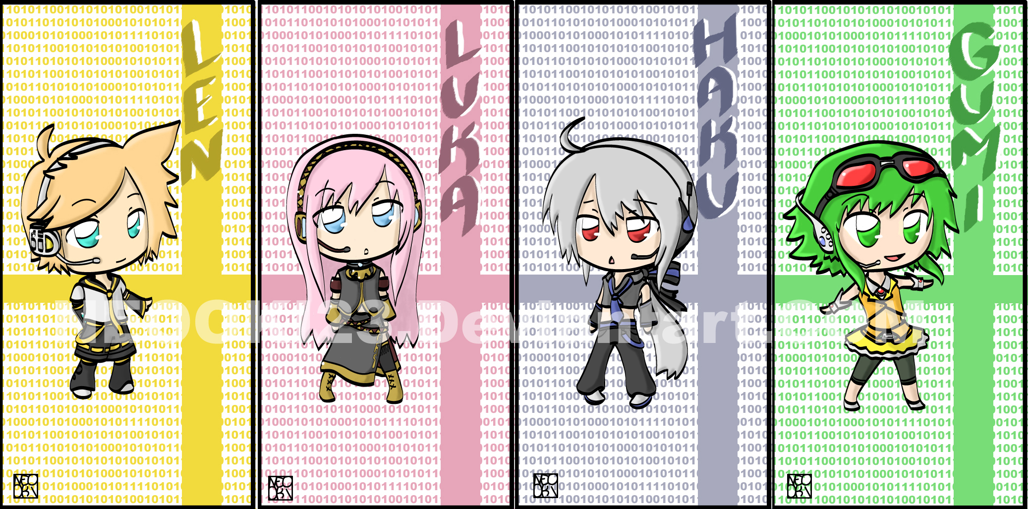 Vocaloid Bookmarks Set 3