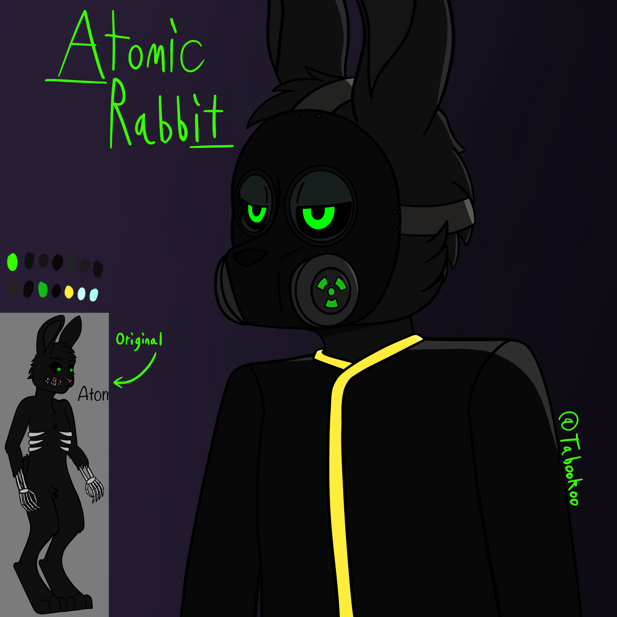 Atomic Rabbit Redesign by Tabookoo on DeviantArt
