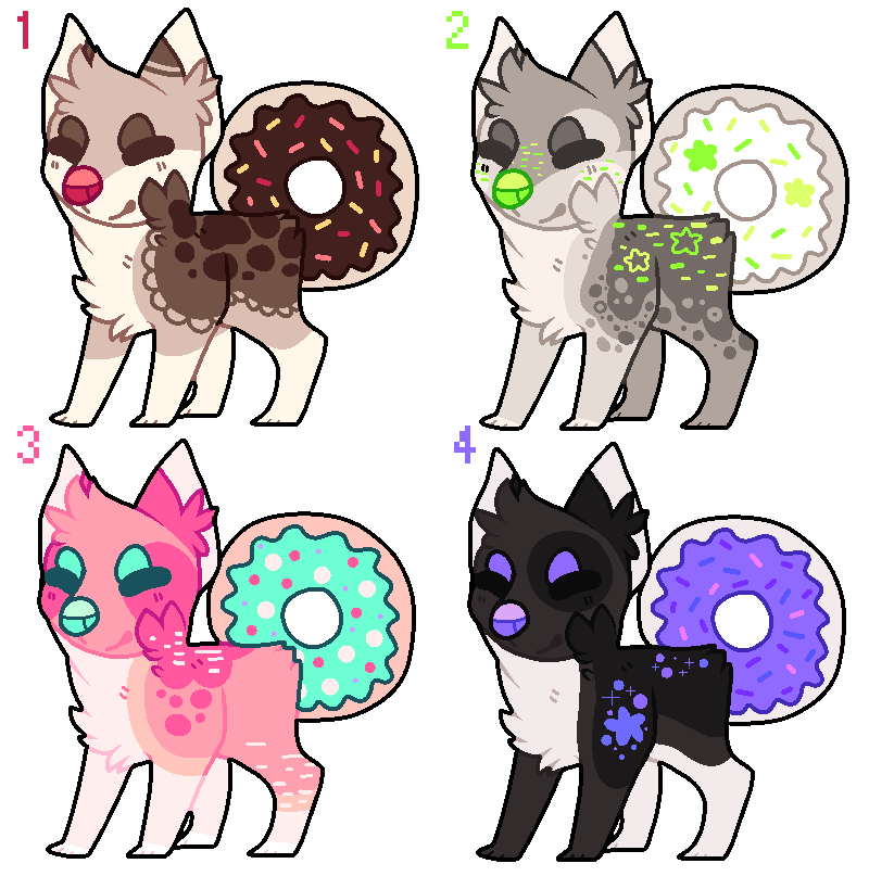 Doughnut dog auction adopts - closed