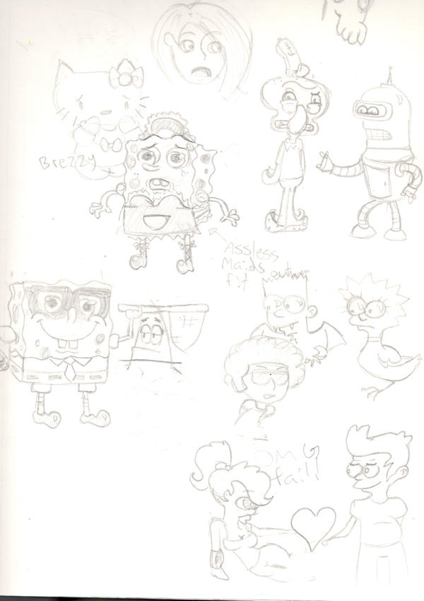 random cartoons by talinum on DeviantArt