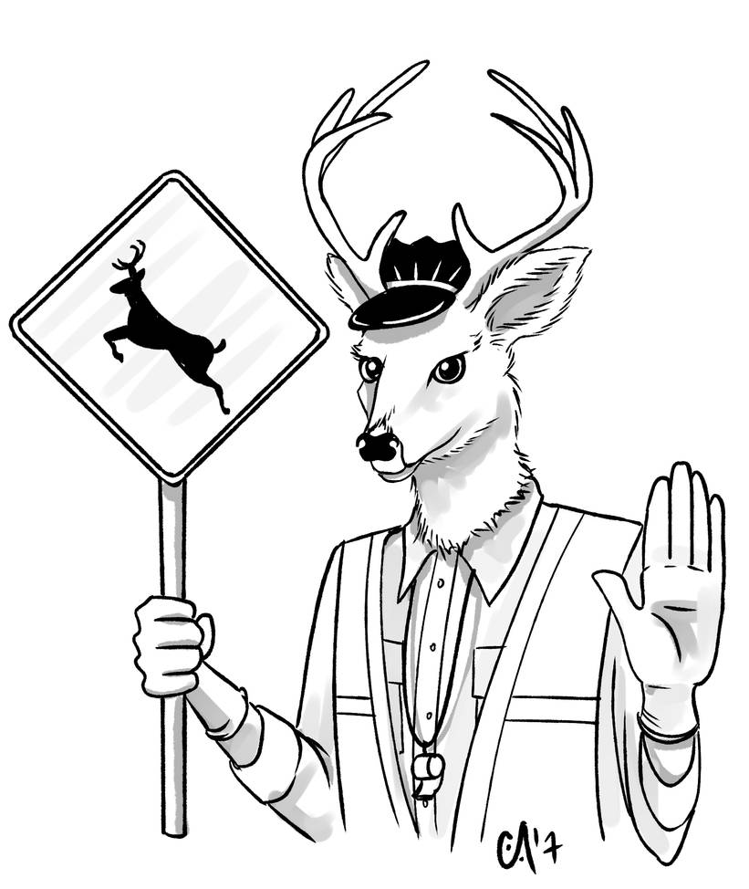Deer Crossing by sideshowratt on DeviantArt Deer Crossing by sideshowratt on DeviantArt
