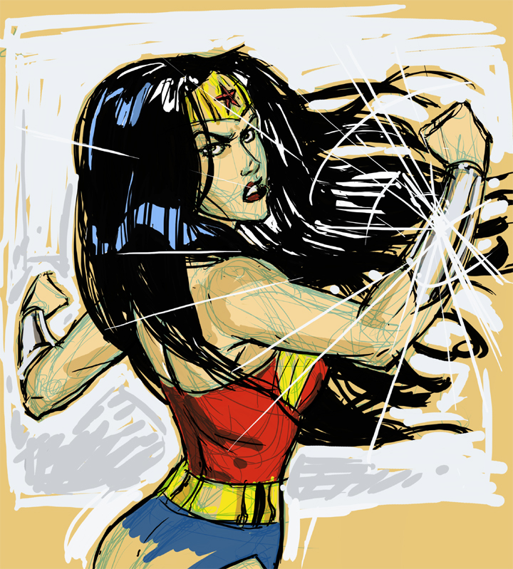 WonderWoman digisketch