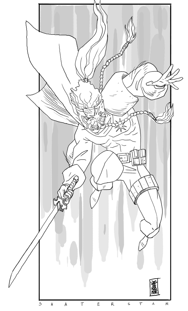 Shatterstar digi sketch