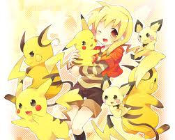 Pichu, Pikachu, and Raichu