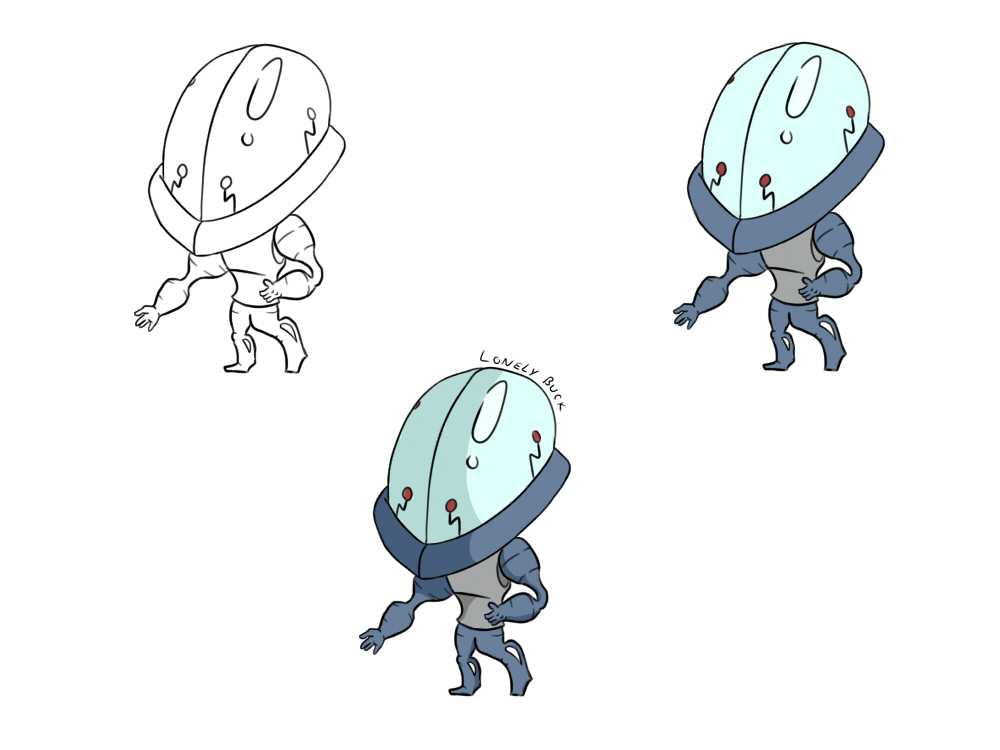 Commission examples - Chibi by LonelyBuck on DeviantArt