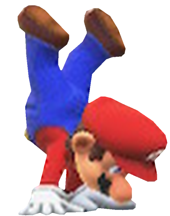 Super Mario handstanding by transparentjigglyPt2 on DeviantArt