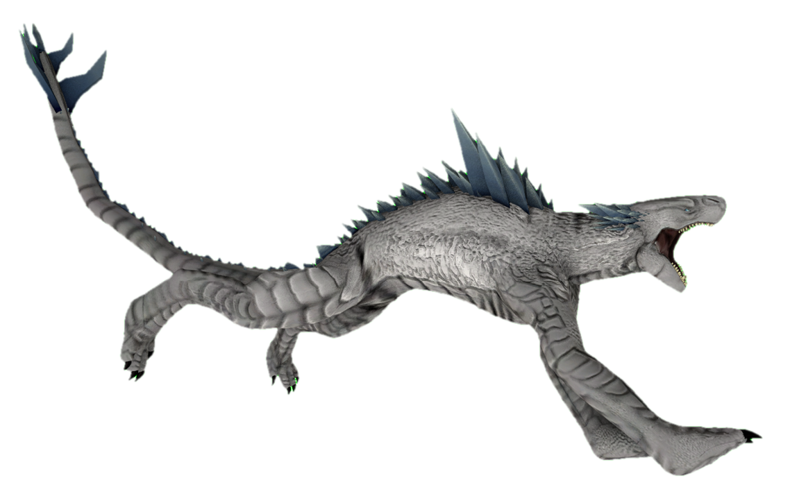 Shimo running and roaring by transparentjigglyPt2 on DeviantArt