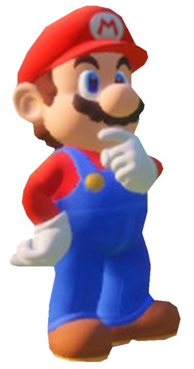 Mario Think Sign Super Mario thinking by transparentjigglyPt2 on DeviantArt