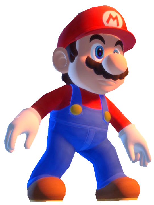 Super Mario standing by transparentjigglyPt2 on DeviantArt