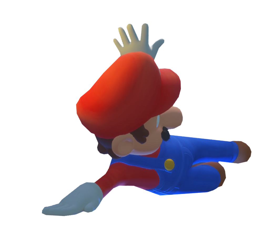 Mario Renders Floating Super Mario sliding by transparentjigglyPt2 on DeviantArt