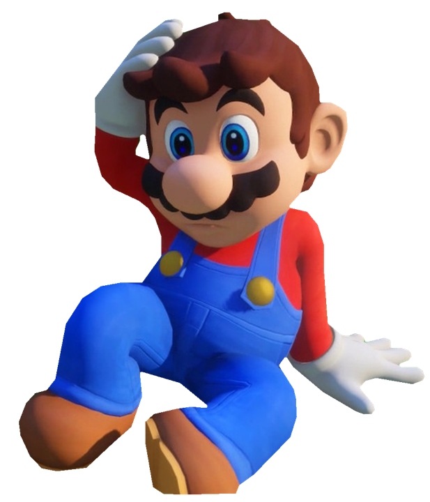 Super Mario realizing something (Hatless) by transparentjigglyPt2 on ...