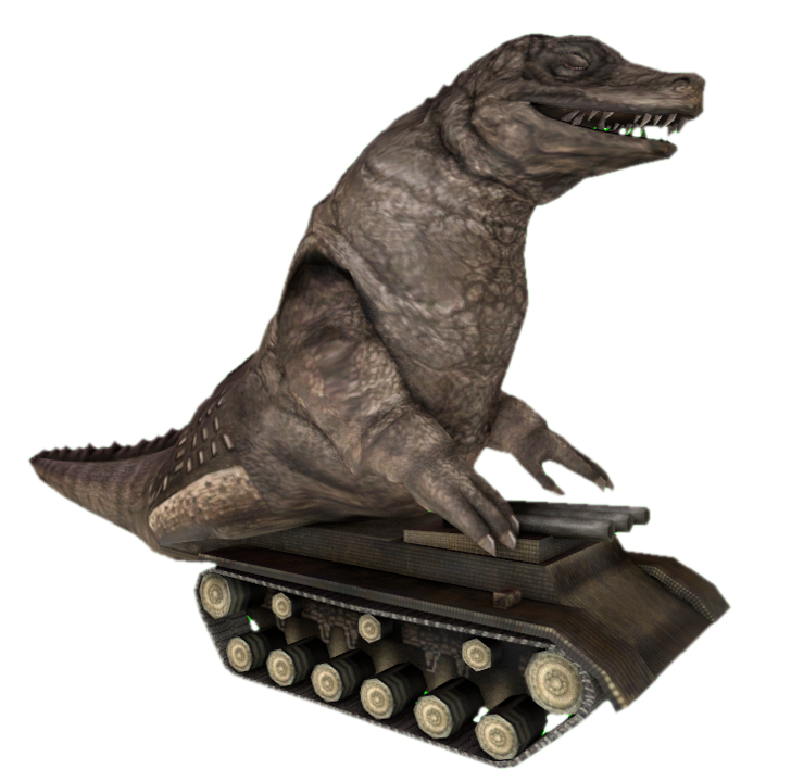 Dinosaur Tank standing by transparentjigglyPt2 on DeviantArt