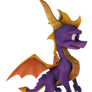 Spyro the Dragon standing on two