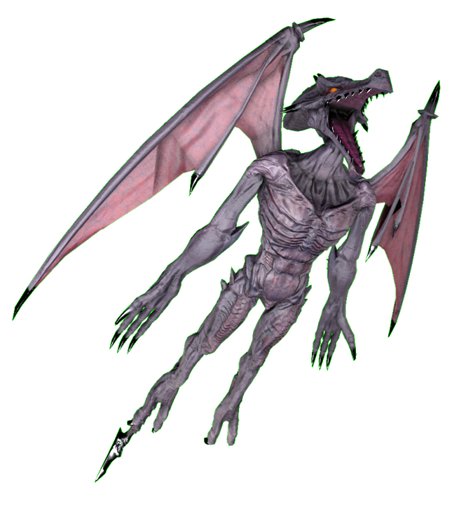 Ridley (Smash) flying upwards by transparentjigglyPt2 on DeviantArt