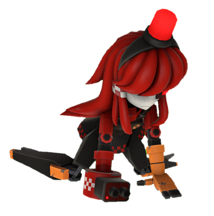 Mimi the Sentry on her knees by transparentjigglyPt2 on DeviantArt