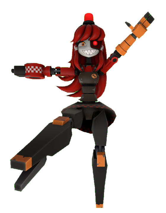 Mimi the Sentry jumping and reaching by transparentjigglyPt2 on DeviantArt