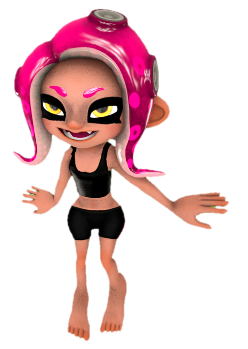 Gearless Octoling squinting by transparentjigglyPt2 on DeviantArt