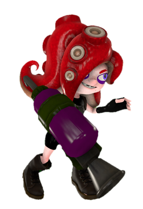 Enemy Octoling sneaking around by transparentjigglyPt2 on DeviantArt