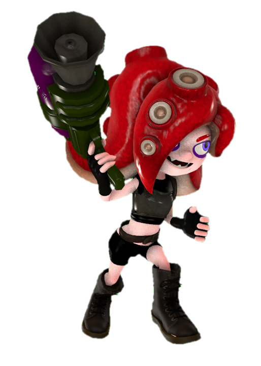 Enemy Octoling cheering by transparentjigglyPt2 on DeviantArt