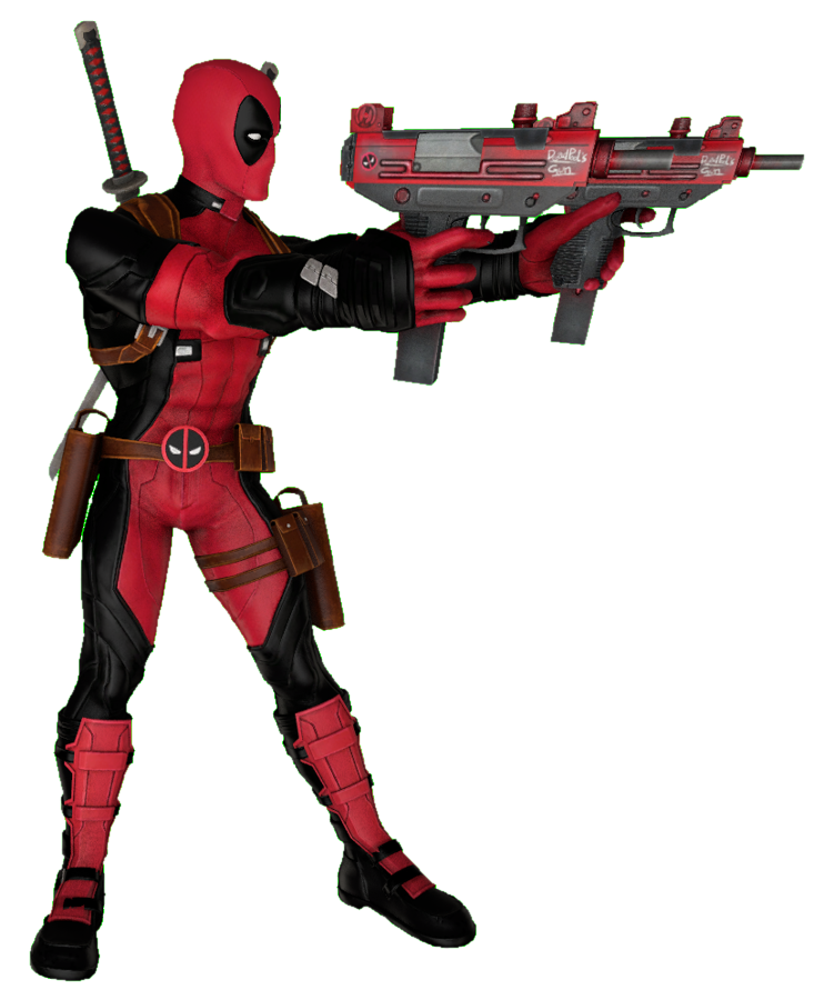 Deadpool Iconic Weapons Deadpool aiming with his weapons 2 by transparentjigglyPt2 on DeviantArt