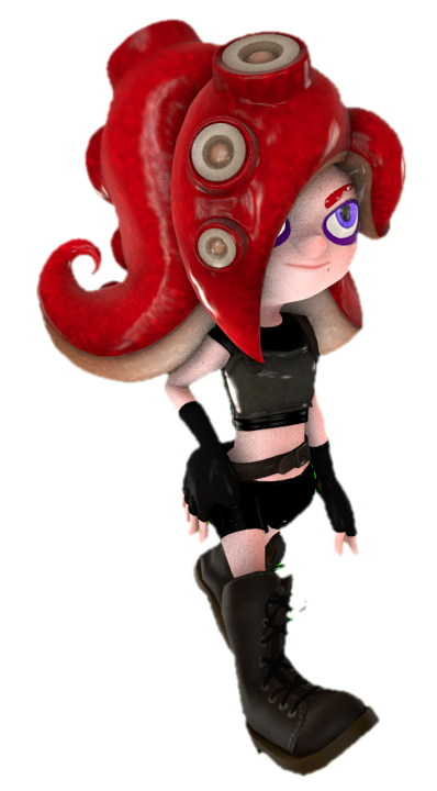 S1 Enemy Octoling strutting by transparentjigglyPt2 on DeviantArt