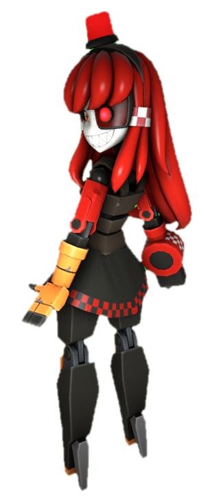Mimi Sentry Renders Mimi the Sentry looking behind her by transparentjigglyPt2 on DeviantArt