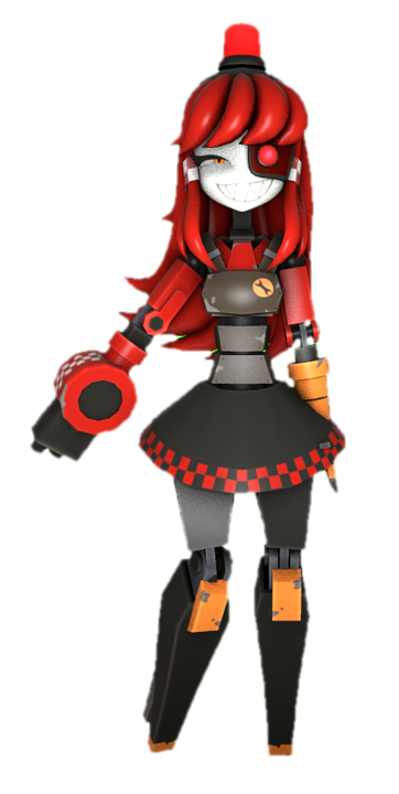 Mimi Sentry Renders Mimi the Sentry staring at you by transparentjigglyPt2 on DeviantArt