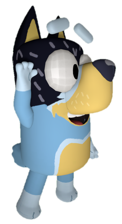 Bluey Bandit Computer Bandit (Bluey) waving by transparentjigglyPt2 on DeviantArt