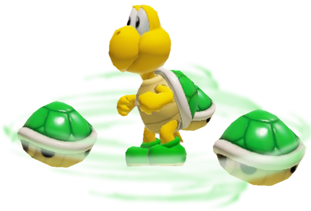 Koopa Shell Green Green Koopa Troopa shielded by shells by transparentjigglyPt2 on DeviantArt