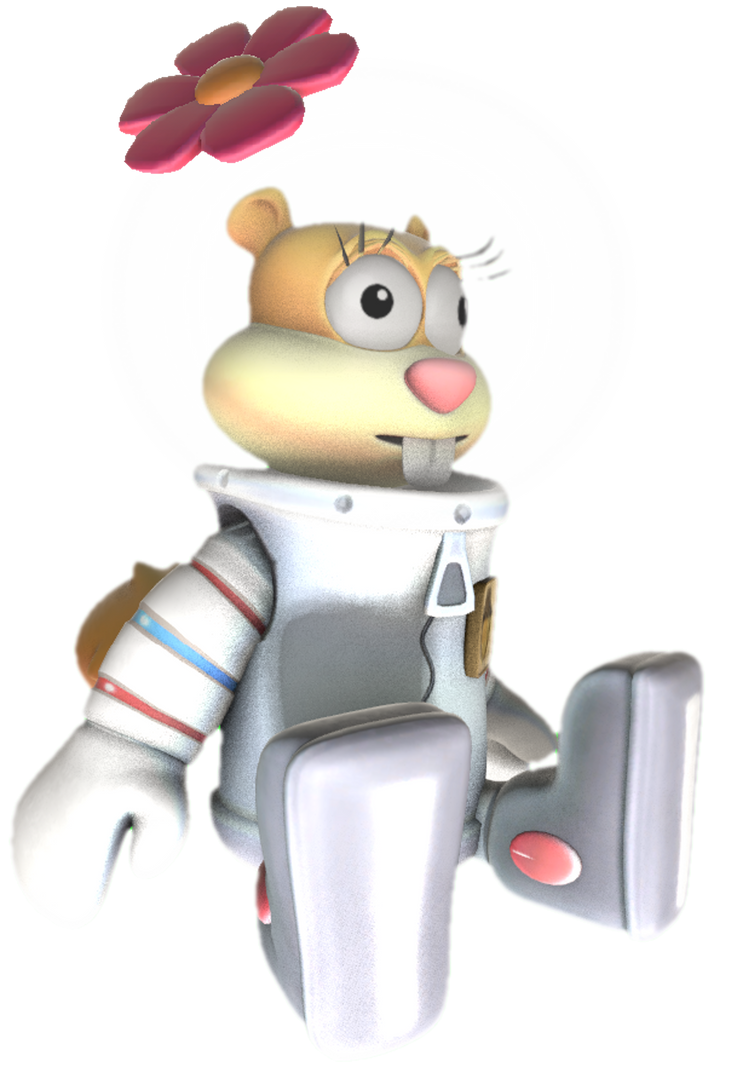 Sandy Cheeks sitting 3 by transparentjigglyPt2 on DeviantArt