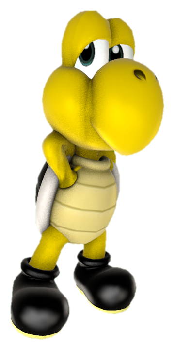 Propell Koopa Bombshell Koopa with his hands behind him by transparentjigglyPt2 on ...