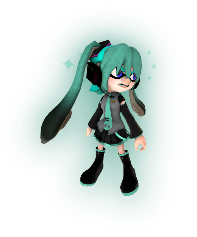 Splatune Inku Splatsune Miku ready to use her special by transparentjigglyPt2 on ...