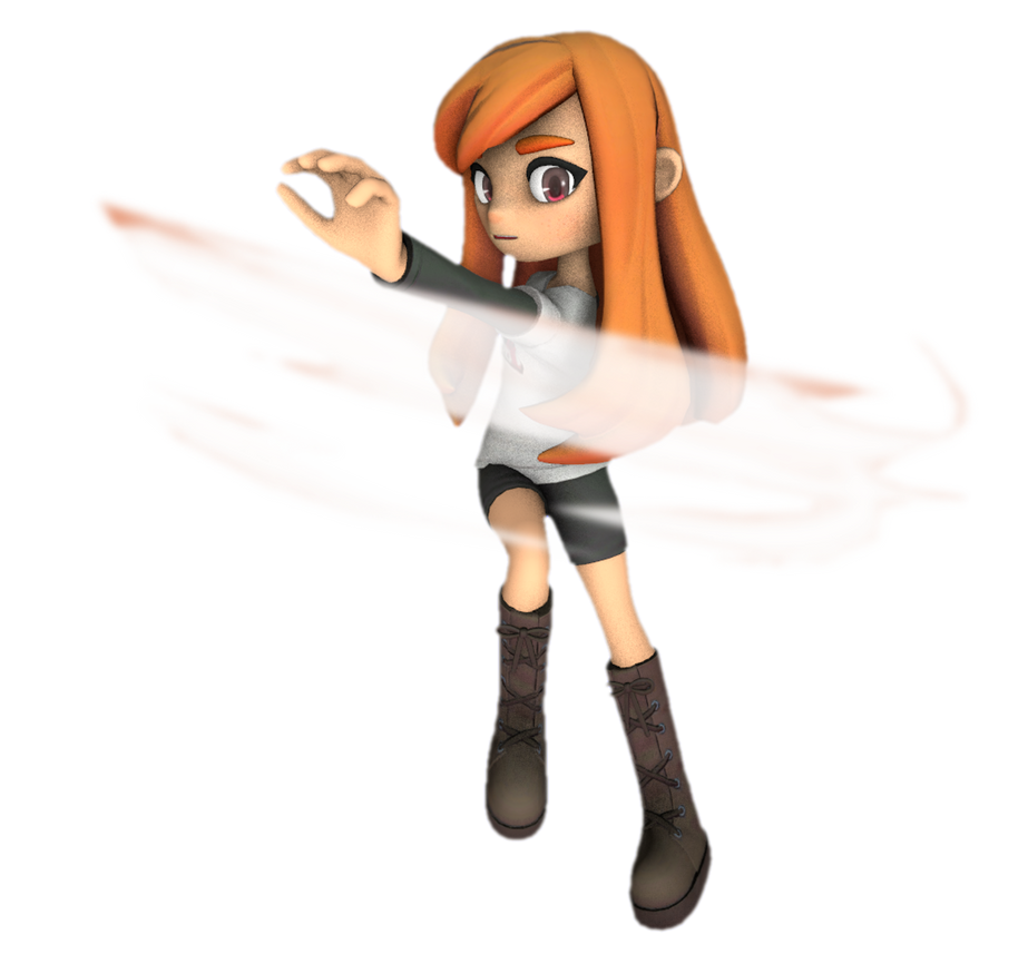 Hatless Elf Meggy (Hatless) spinning by transparentjigglyPt2 on DeviantArt